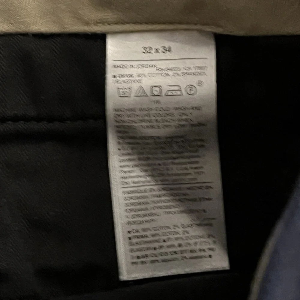 Banana Republic Pants Men 32x34 Navy Blue Chino Workwear Gorpcore Slim READ *